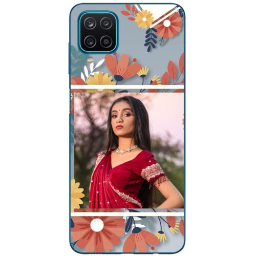 Flower Frame Photo Case for Samsung A12