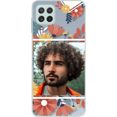 Flower Frame Photo Case for Samsung A22