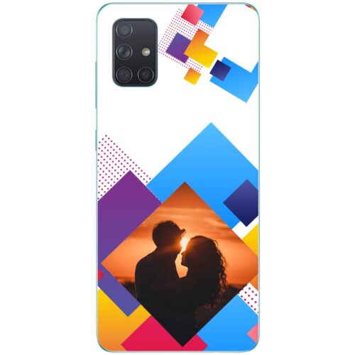 Abstract Rectangle Photo Case for Samsung A71