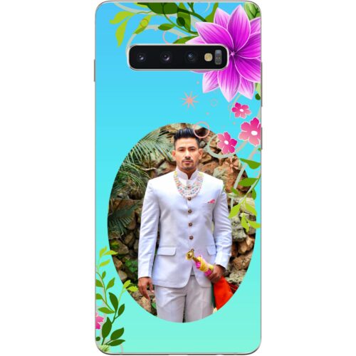 Rustic Flower Custom Photo case for Samsung S10 Plus
