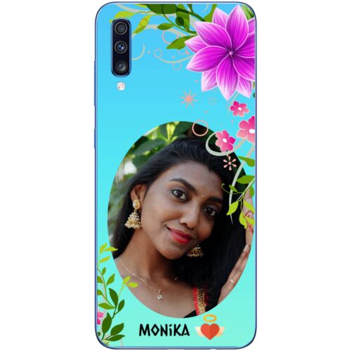 Rustic Flower Custom Photo case for Samsung A70