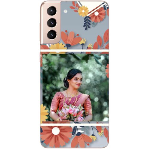 Flower Frame Photo Case for Samsung S21 Plus