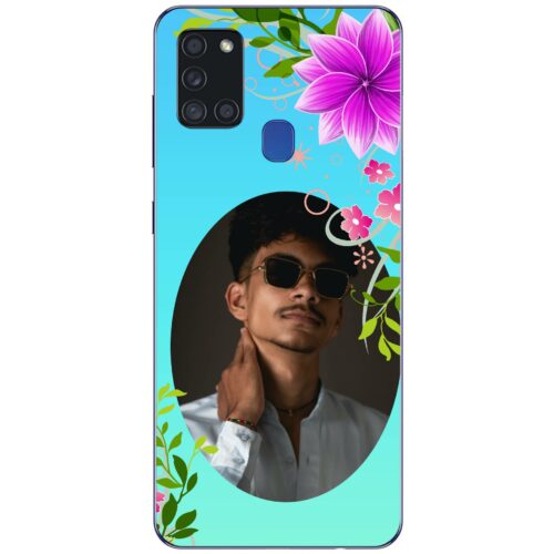 Rustic Flower Custom Photo case for Samsung A21s