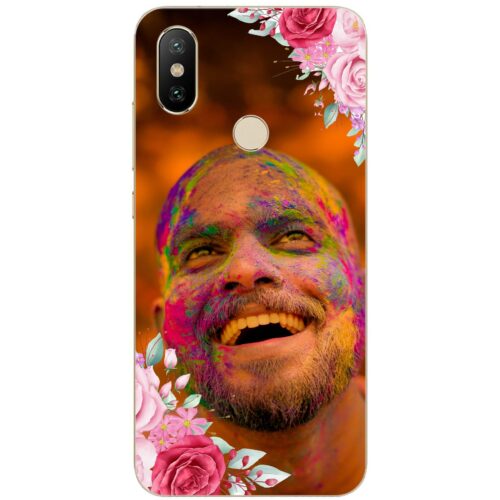 #2 Flowers Custom Photo case for Mi A2