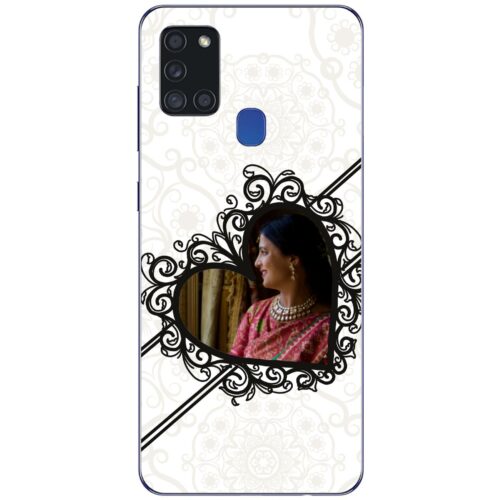 Love Frame Custom Photo Case for Samsung A21s
