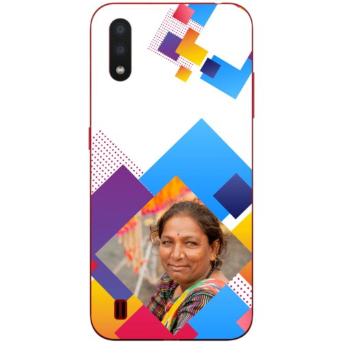 Abstract Rectangle Photo Case for Samsung M01