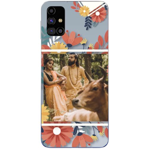 Flower Frame Photo Case for Samsung M31s