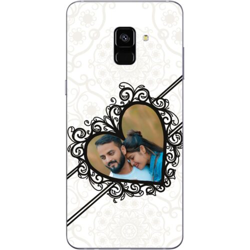 Love Frame Custom Photo Case for Samsung A8 Plus