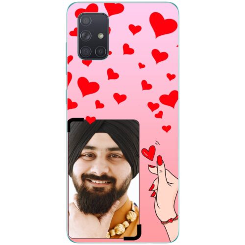 Snapping Fingers Custom Photo case for Samsung A71