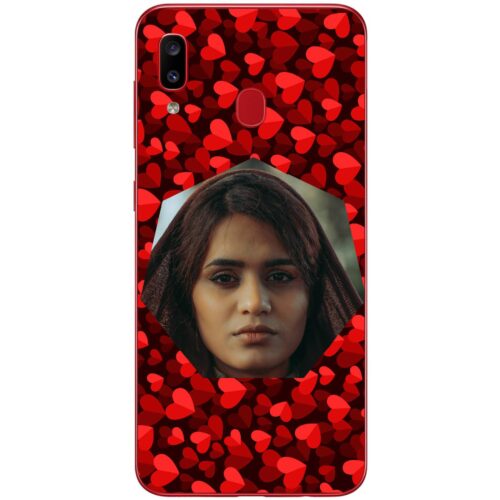 #8 Hexagon Custom Photo Case for Samsung A20