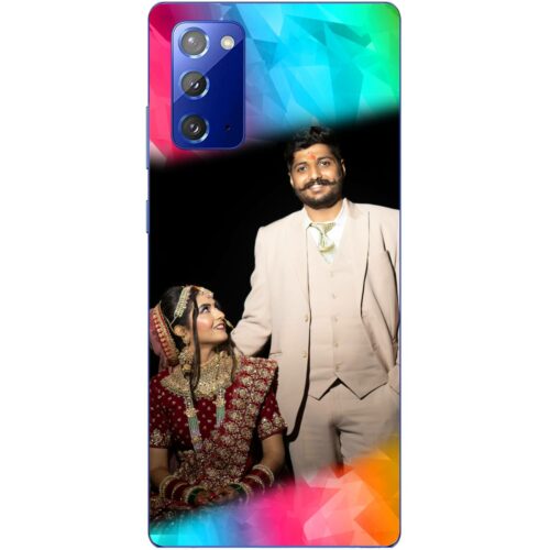 Color Polygons Custom Photo Case for Samsung Note 20