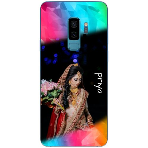Color Polygons Custom Photo Case for Samsung S9 Plus