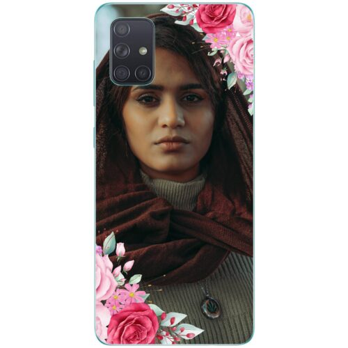 #2 Flowers Custom Photo case for Samsung A71