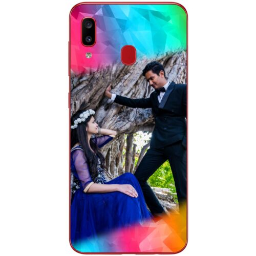 Color Polygons Custom Photo Case for Samsung A20
