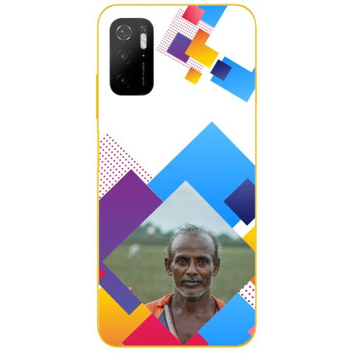 Abstract Rectangle Photo Case for Poco M3 Pro