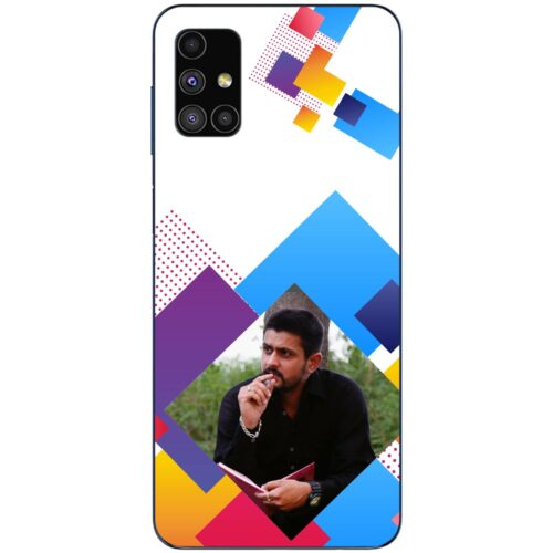 Abstract Rectangle Photo Case for Samsung M51