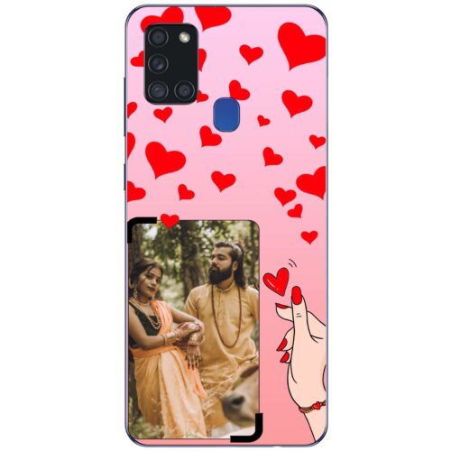 Snapping Fingers Custom Photo case for Samsung A21s