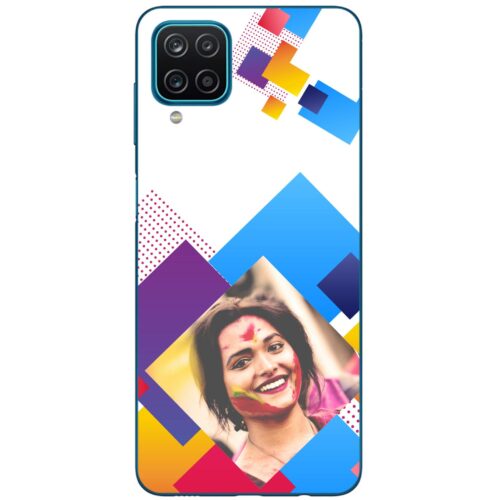 Abstract Rectangle Photo Case for Samsung A12