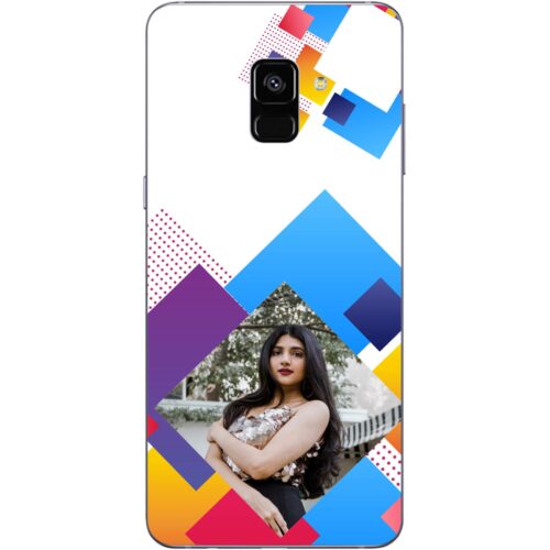 Abstract Rectangle Photo Case for Samsung A8 Plus