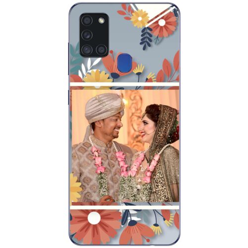 Flower Frame Photo Case for Samsung A21s