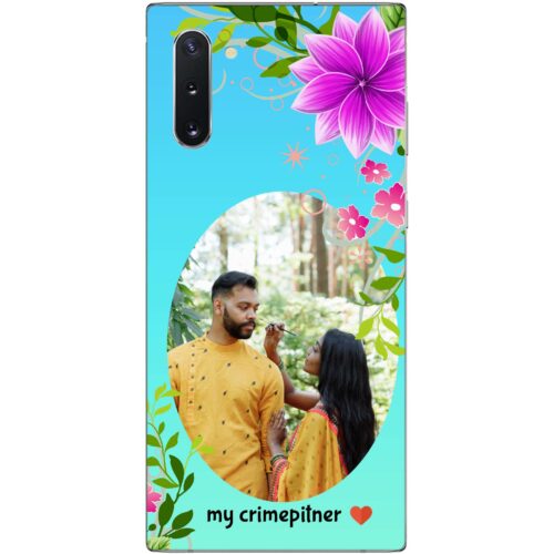 Rustic Flower Custom Photo case for Samsung Note 10