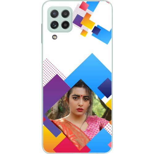 Abstract Rectangle Photo Case for Samsung A22