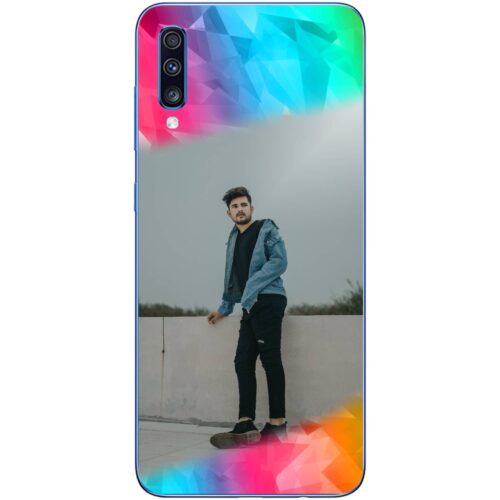 Color Polygons Custom Photo Case for Samsung A70