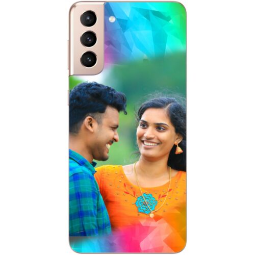 Color Polygons Custom Photo Case for Samsung S21 Plus