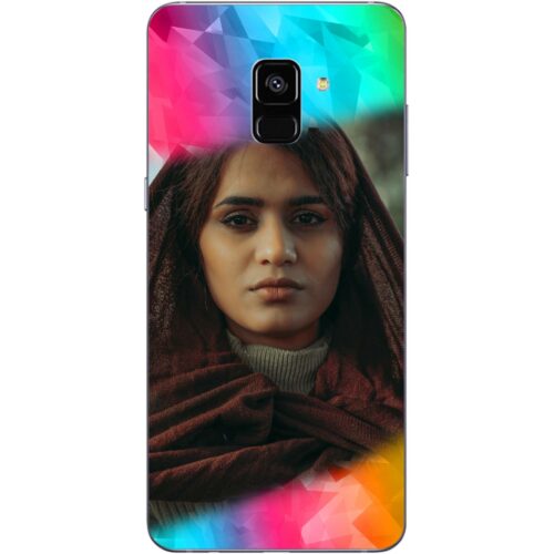 Color Polygons Custom Photo Case for Samsung A8 Plus