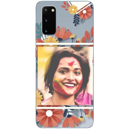 Flower Frame Photo Case for Samsung S20