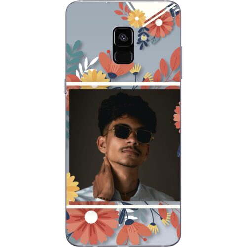 Flower Frame Photo Case for Samsung A8 Plus