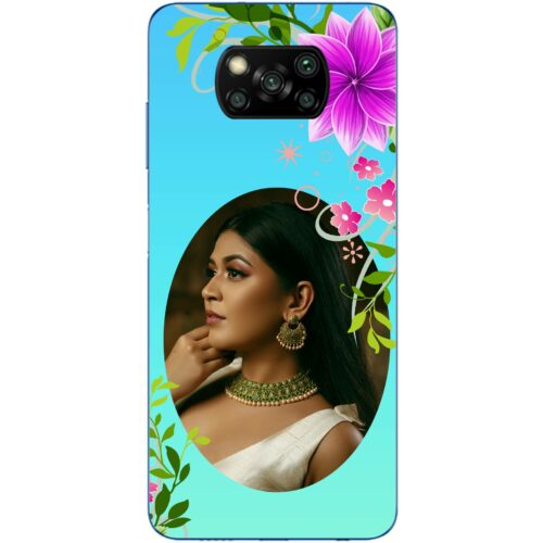 Rustic Flower Custom Photo case for Poco X3
