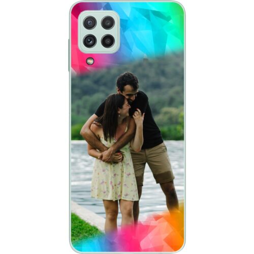 Color Polygons Custom Photo Case for Samsung A22