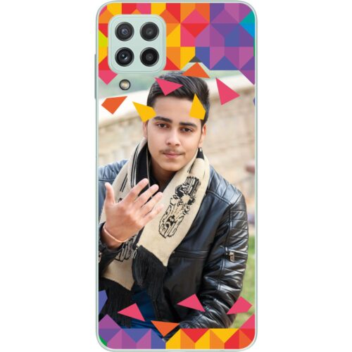 #4 TOP BOTTOM Abstract Design Photo case for Samsung A22