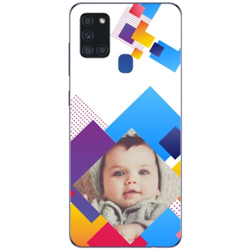 Abstract Rectangle Photo Case for Samsung A21s