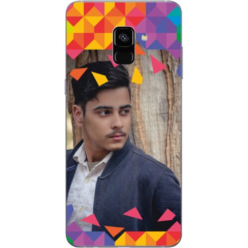 #4 TOP BOTTOM Abstract Design Photo case for Samsung A8 Plus