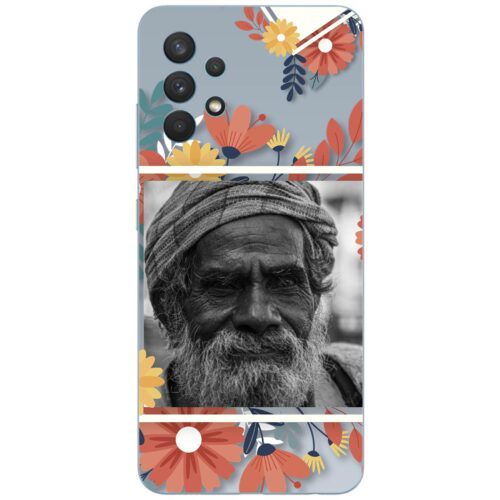 Flower Frame Photo Case for Samsung A32