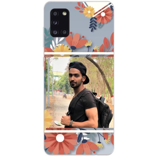 Flower Frame Photo Case for Samsung A31