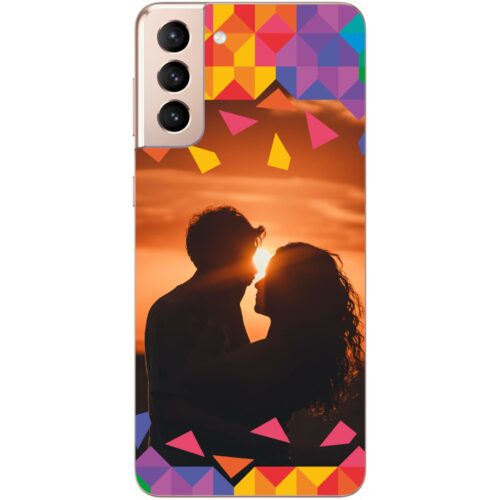 #4 TOP BOTTOM Abstract Design Photo case for Samsung S21 Plus