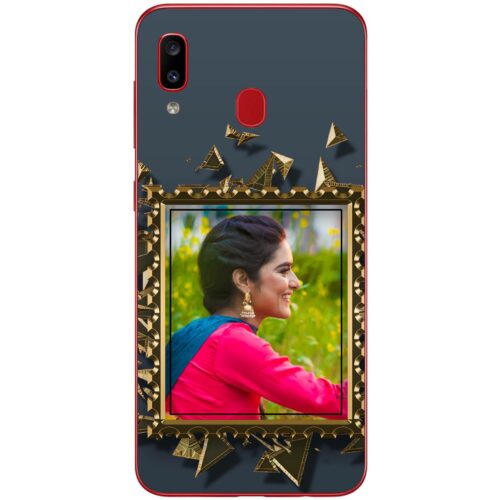 Luxury Photo Frame case for Samsung A20