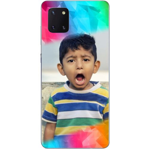 Color Polygons Custom Photo Case for Samsung Note 10 Lite