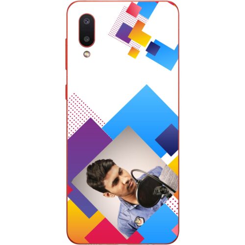 Abstract Rectangle Photo Case for Samsung M02