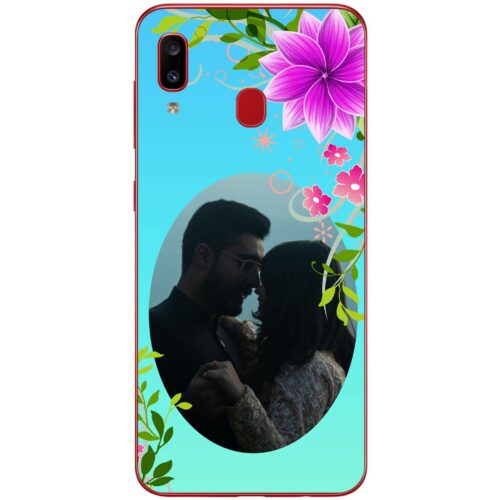 Rustic Flower Custom Photo case for Samsung A20