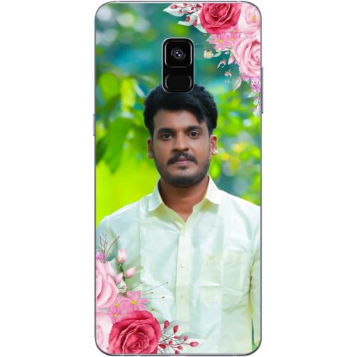 #2 Flowers Custom Photo case for Samsung A8 Plus