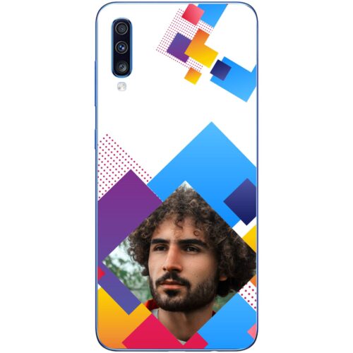 Abstract Rectangle Photo Case for Samsung A70