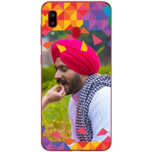 #4 TOP BOTTOM Abstract Design Photo case for Samsung A20