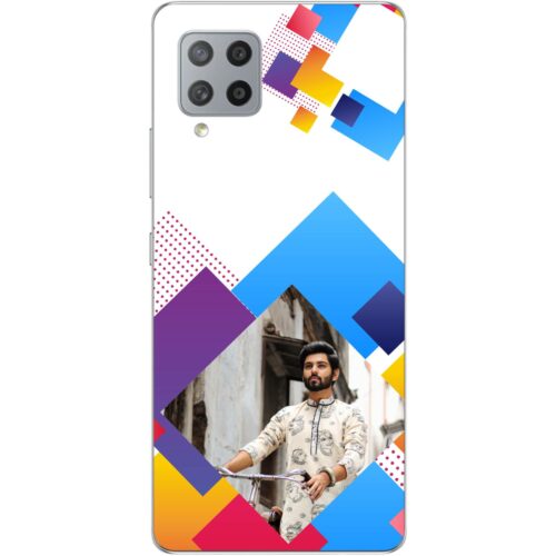 Abstract Rectangle Photo Case for Samsung M42 5G