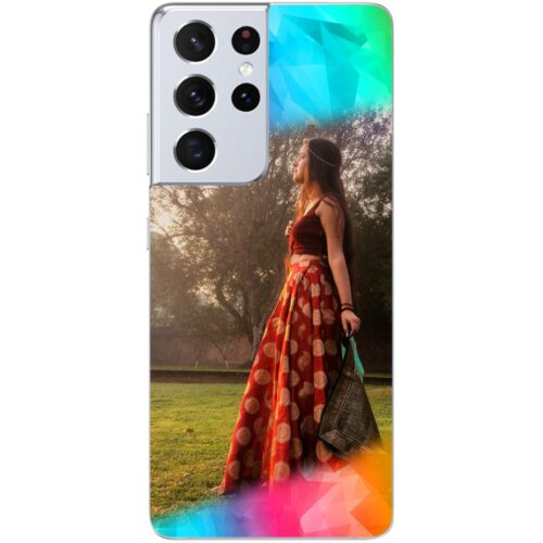 Color Polygons Custom Photo Case for Samsung S21 Ultra