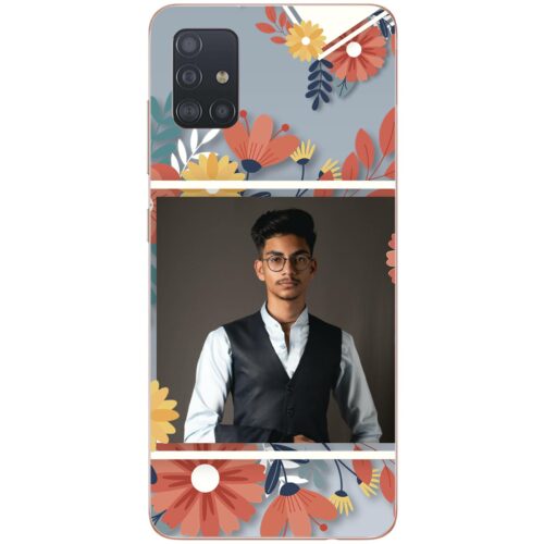 Flower Frame Photo Case for Samsung A51