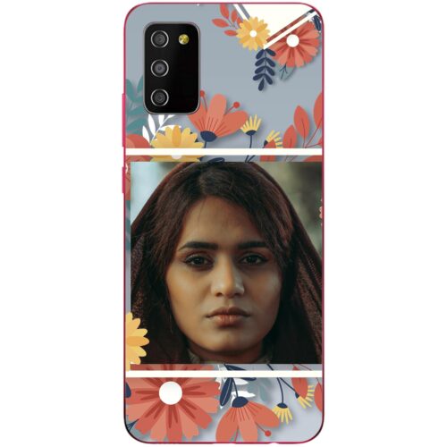Flower Frame Photo Case for Samsung M02s